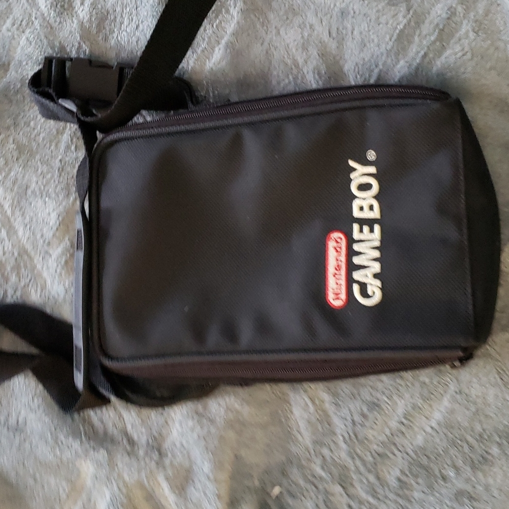 Vintage Nintendo Game Boy Carrying Bag Black in Color